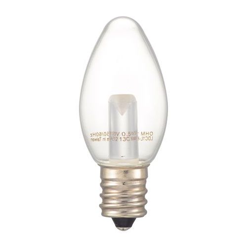 Other - LED電球 ローソク電球形 E12/0.5W 昼白色 クリア オーム電機 LDC1N-H-E12 13C 父の日 ギフト 2026 贈り物 プレゼント 母 父 ペアギフト