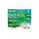 Image of maxell DRD215WPE5S 8倍速対応DVD-R DL 215分 5枚パック