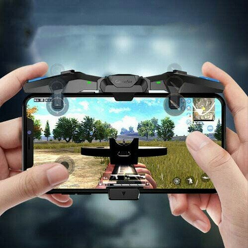 GameSir F4 Falcon Mobile コントローラー 荒野行 CODモバイル フォートナイト Identity V ゲームパッドPUBG 引き金式高速射撃ボタン スマホコントローラー Bluetooth不要 スマホゲームパッド iPhone/Android 等対応