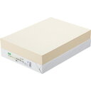 TANOSEE αエコカラーペーパーII B4 ライトクリーム 1冊(500枚)