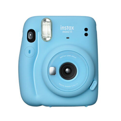 富士フィルムFUJIFILMインスタントカメラINSMINI11BLUEスカイブルー