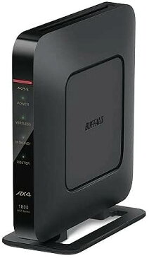 バッファロー 無線LANルーター ワイヤレスルーター WSR-1800AX4S/DBK 11ax 1201+573Mbps