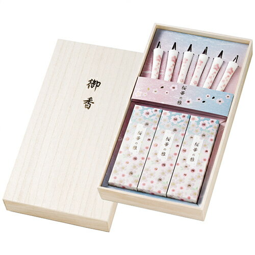カメヤマ 桜華の雅 線香・ローソクセット 4305-089