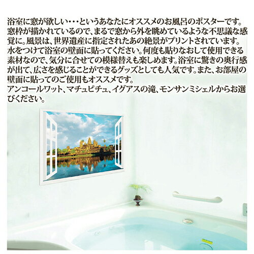 昭プラ お風呂のポスター 世界遺産 アンコールワット + 薬用入浴剤ギフトセット B6133529+8100441 新生活 一人暮らし 引っ越し 新生活応援 単身