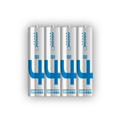 【P2倍】 150個セット HIDISC アルカリ乾電池 単4形4本パック HDLR03/1.5V4PX150 2