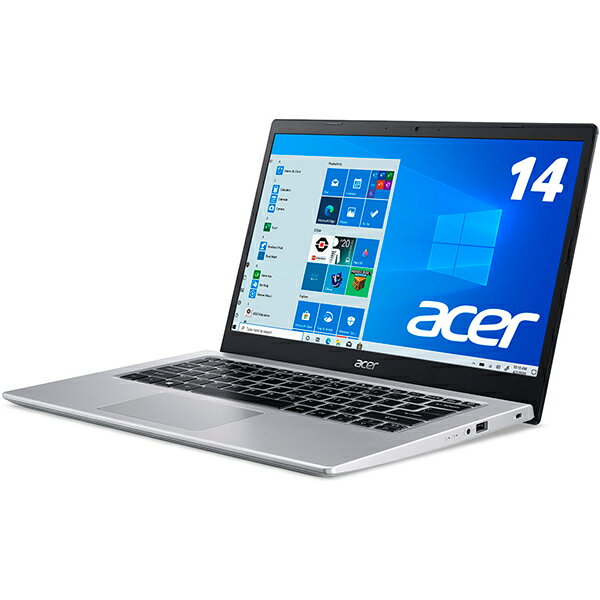 Acer 14.0型 ノートパソコン Windows10 Home 64ビット Core i5-1135G7 メモリ 8GB SSD 512GB A514-54-A58Y/K Office無 エイサー