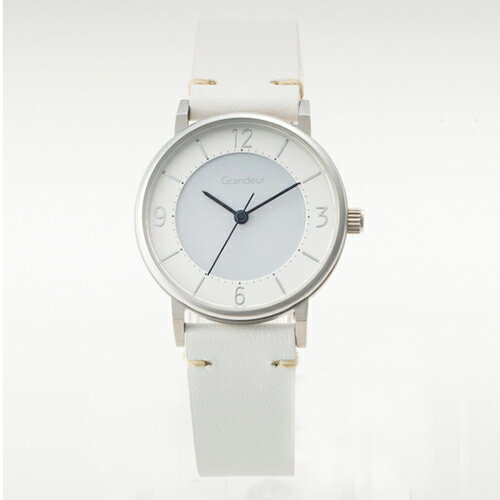 GRANDEUR Grandeur Elegance Ladies Solar Watch Italian Leather Band Series GSW005W2 - Father's Day Gift 2026 - Gift for Mother and Father, Couple's Gift