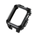 【GWも発送★500円OFFクーポン配布中 ～5/6 23:59】 【P2倍】 エレコム Apple Watch 44mm/ケース/ZEROSHOCK/ブラック AW-44CSZEROBK