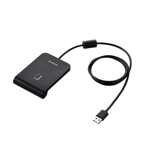 エレコム ICカードリーダライタ/非接触式/ケーブル1m/ブラック MR-ICA001BK エレコム ICカードリーダライタ/非接触式/ケーブル1m/ブラック MR-ICA001BK