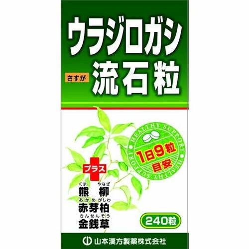 山本漢方製薬 ウラジロガシ流石粒 240粒