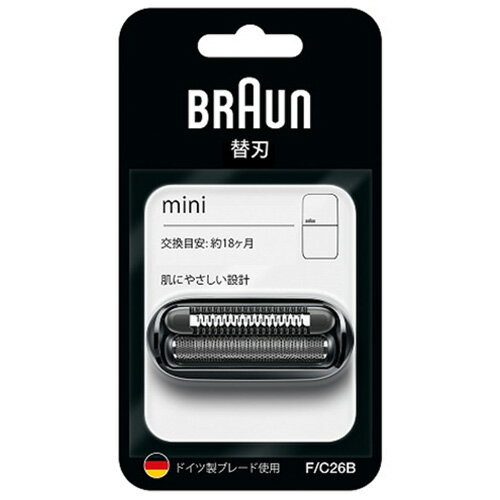 【最大250円OFF！～5/16 2時】 ブラウン BRAUN F/C26B シェーバー替刃 替刃 ブラウンミニ F-C26B