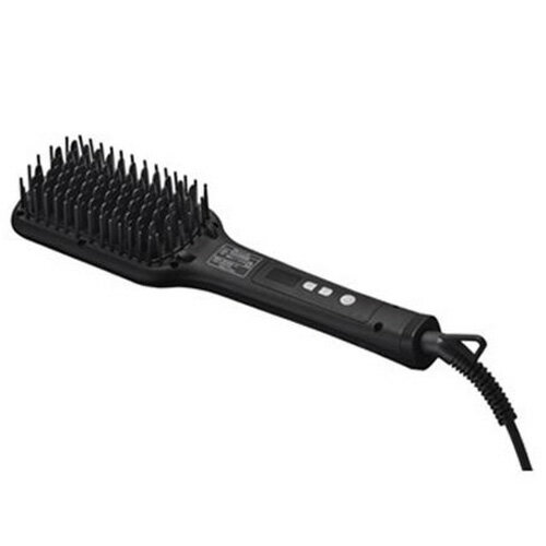 【P2倍】 サロニア SALONIA ストレートヒートブラシ ブラック STRAIGHT HEAT BRUSH SL-012BKのサムネイル