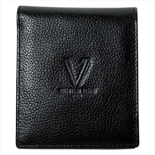 【P2倍】 ヴァレンチノ・ヴァザーリ　二つ折り財布(ブラック)　 K20614215