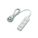 【5個セット】エレコム スイングプラグタップ/4個口/2m/ホワイト T-S02N-2420WHX5