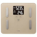 ドリテック dretec 体重体脂肪計 ドクター・スキャン 前回測定値を確認できる 50g単位 BMI 内臓脂肪レベル BS-248 BE ベージュ 体組成計(4)