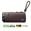 JVCケンウッド ビデオカメラ Everio 耐衝撃 耐低温 32GB ブラウン GZ-F270-T
