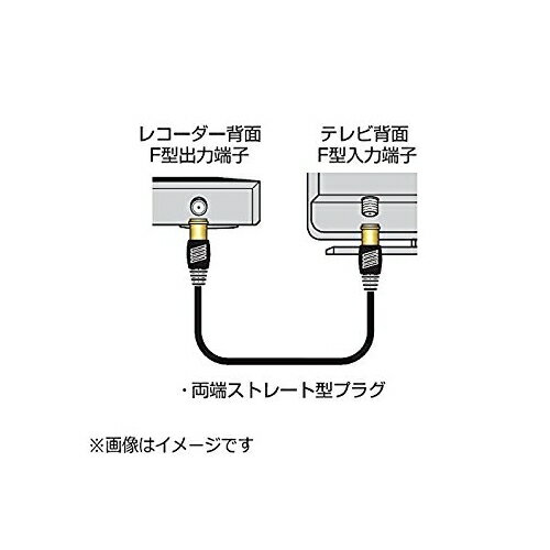 新品 マスプロ電工 MASPRO 4K・8K衛星放送対応 屋内用 TV接続ケーブル 1m 両端スト...