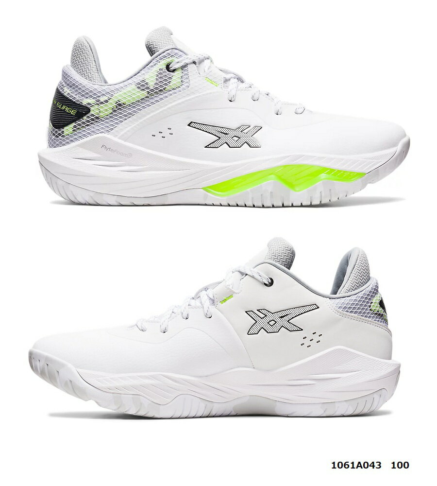 アシックス バスケットボールシューズこの商品の、 前払い決済（コンビニ払い等） ・後払い決済は、不可 NOVA SURGE LOWノヴァサージ ロー 1061A043 100 700261－3N