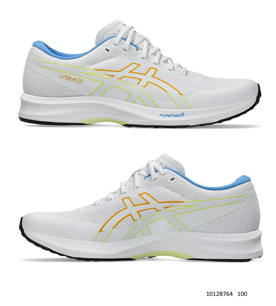 アシックス　レディスランニングシューズ　LYTERACER　61012B764　100　　　　　109297