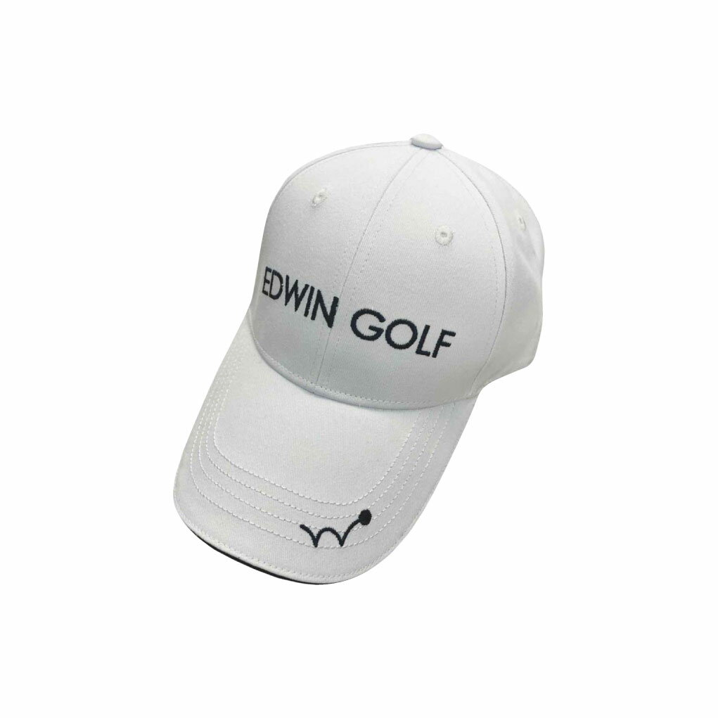 新発売 EDWIN GOLF　ゴルフキャップ 　レザックス EDCP-3777 エドウィン キャップ