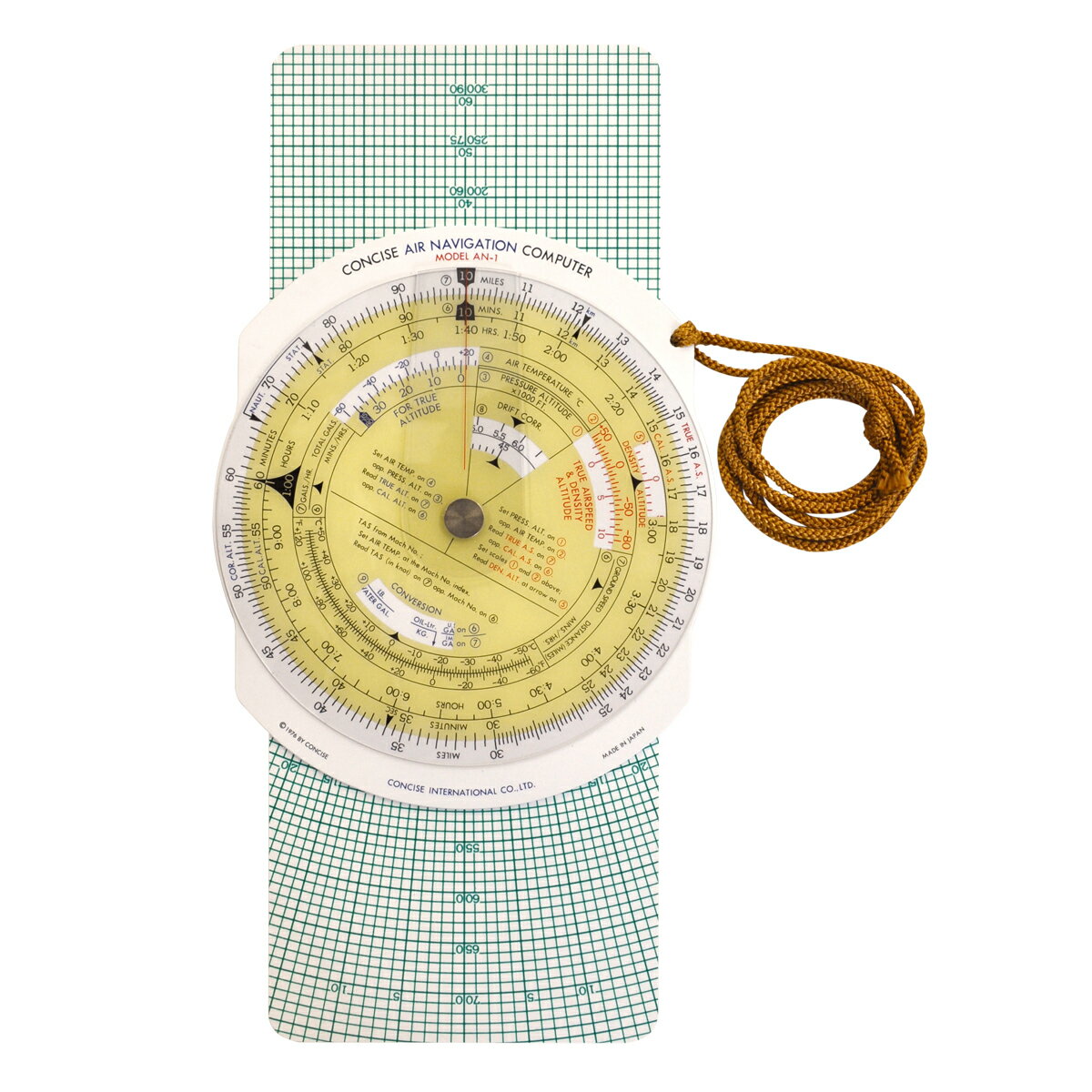 フライトコンピューター 航法計算盤 AN-1 FLIGHT COMPUTER コンサイス