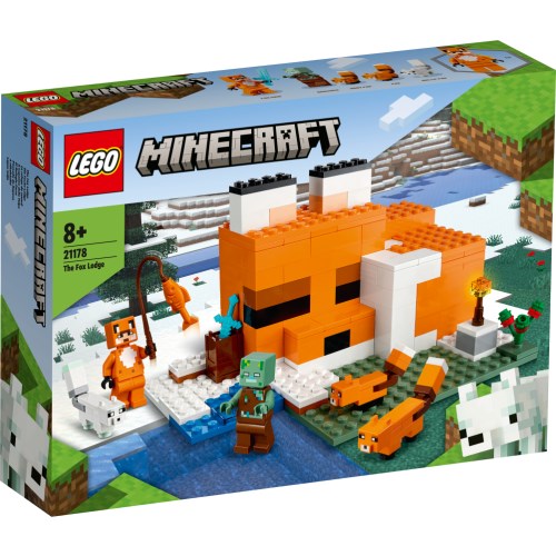 【新品 箱訳あり】●レゴ(LEGO) 21178 マインクラフト キツネ小屋