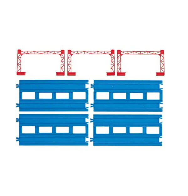 商品詳細 メーカー タカラトミー パッケージサイズ 約15（幅)×33（高さ)×5.4（奥行)（cm） 対象年齢 3歳以上 電池 不要 商品説明 【R-05複線曲線レール】と組み合わせて、複線レイアウトがつくれます。 © TOMY 【画像はイメージ写真です。セット内容・実際の商品とは一部異なる場合がございます。】 【こちらのお品物は個体差（塗装のムラ等）がございます。ご了承のうえご購入をお願い致します。】 セット内容 直線レール…4　複線架線柱…3 【セット内容以外の物は入っておりません。】 備考 製造における微小な個体差、塗装のムラ等、メーカー出荷時・倉庫保存時の経年劣化による多少のパッケージの【角の潰れ・痛み・擦り傷・色あせ・へこみ】等は返品対象とはなりません。 また、初期不良に関しましては各製造メーカーへお問い合わせいただきますようお願い致します。 予めご了承のうえご注文いただきますようお願い致します。 ご使用前に商品説明書・ご注意を必ずお読みいただきますようお願い致します。