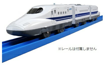 商品詳細 メーカー タカラトミー パッケージサイズ 約7（幅)×41（高さ)×4（奥行)（cm） 対象年齢 3歳以上 電池 単3×1本(別売)、単4×2本(別売) 商品説明 ■メカボックスが新しくなって更に遊びやすくなりました。 ■車両の走行に合わせてリアルなサウンドを楽しむことが出来ます。 ■従来のサウンド車両にはない、新幹線の車内アナウンスを収録。 ■東京→新大阪→博多のアナウンスを楽しむことが出来ます。 ■2スピード 3両は切り離し可能です ※レールは別売です。 © TOMY JR西日本許諾済 【画像はイメージ写真です。セット内容・実際の商品とは一部異なる場合がございます。】 【こちらのお品物は個体差（塗装のムラ等）がございます。ご了承のうえご購入をお願い致します。】 セット内容 車両本体…1　プラ列車カード…1　取扱説明書…1 【セット内容以外の物は入っておりません。】 備考 製造における微小な個体差、塗装のムラ等、メーカー出荷時・倉庫保存時の経年劣化による多少のパッケージの【角の潰れ・痛み・擦り傷・色あせ・へこみ】等は返品対象とはなりません。 また、初期不良に関しましては各製造メーカーへお問い合わせいただきますようお願い致します。 予めご了承のうえご注文いただきますようお願い致します。 ご使用前に商品説明書・ご注意を必ずお読みいただきますようお願い致します。