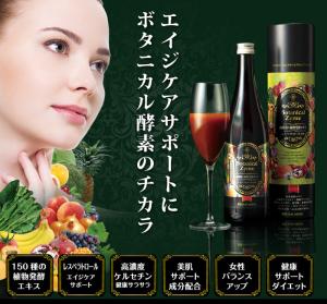 ラシンシア　ボタニカルザイム／高濃度植物酵素エキスドリンク　（720ml）　酵素 酵母 植物発酵 レスベラトロール ケルセチン 体サビ 代謝 美肌