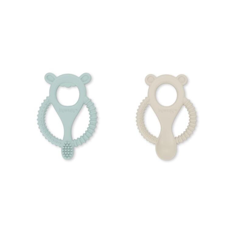 Kids2 ingenuity 12485 歯固めセット・ひつじ&くま キッズツー インジェニュイティ BPAフリー 舐めても安心 歯固め おしゃぶり ビーズチェイサー ベビートイ 赤ちゃん 3ヶ月 知育玩具 出産祝い 室内 車内 お出かけ用に プチギフト プレゼント 誕生日 お祝い