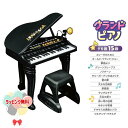 O Vit Heart ヴィットハート ミュージックスター グランドピアノ 黒 マイク付き イス付き 楽器 楽器玩具 知育 知育玩具 おもちゃ 男の子 女の子 ...