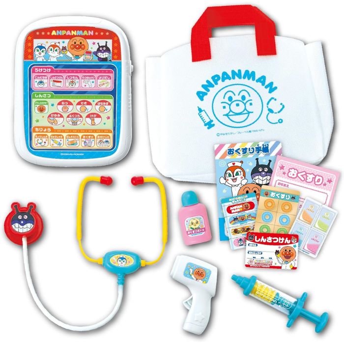 O ジョイパレットおしゃべりがいーっぱい♪電子カルテ アンパンマンDXおいしゃさんセット 3歳 ジョイパレット おもちゃ 室内遊び ギフト プレゼント 誕生日 ...
