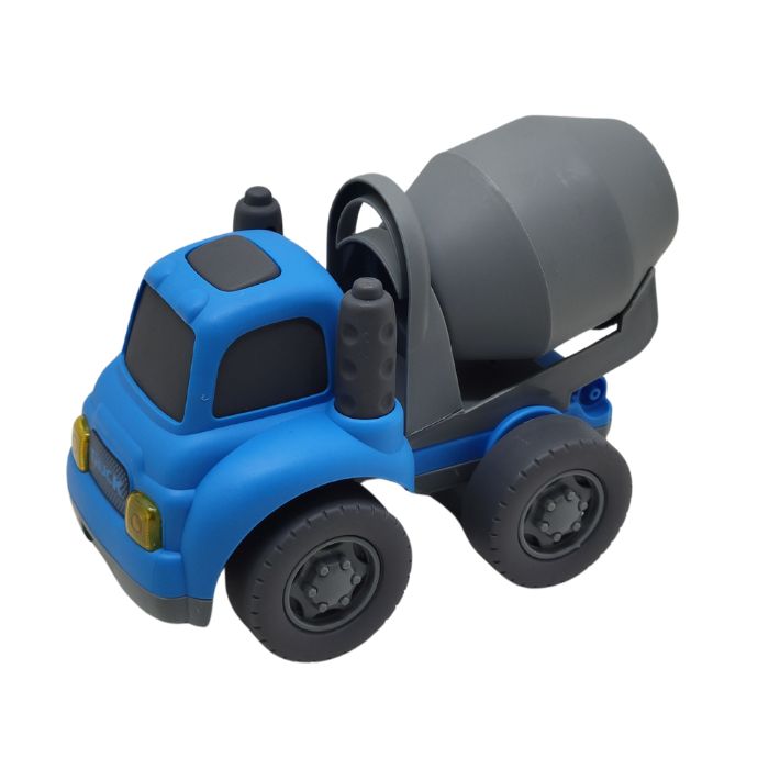 O Vehicle Frends Pop’n Mixer Truck ポップン ミキサー車 ビーグルフレンズ 手ころがし のりもの遊び 室内遊び 1歳半 電池不...