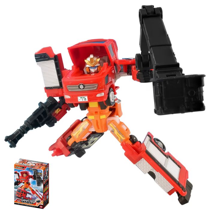 O タカラトミー トミカ ジョブレイバー TJB02 ファイヤブレイバー モリタ 多目的消防ポンプ自動車 MVF おもちゃ 3歳 男の子 玩具 ごっご遊び 室内遊び ギフト プレゼント 誕生日 お祝い 贈り物 ブラックフライデー クリスマス