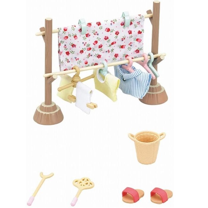 O シルバニアファミリー カ-610 ものほしセット 家具 エポック社 エポック シルバニア 3歳 女の子 男の子 ドール 人形 ギフト 誕生日 クリスマス プレゼント 子供 おしゃれ 大人