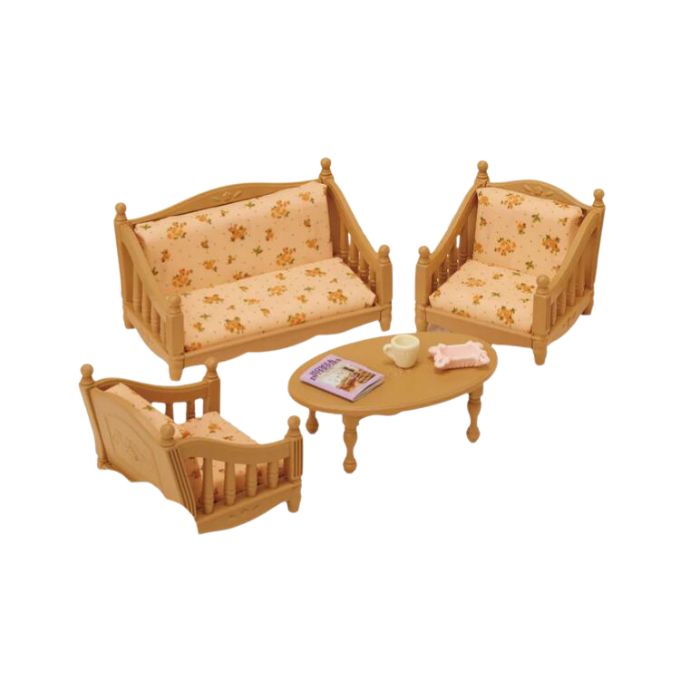 O シルバニアファミリー カ-521 ソファー・アームチェアセット 家具 エポック社 エポック シルバニア 3歳 女の子 男の子 ドール 人形 ギフト 誕生日 クリスマス プレゼント 子供 おしゃれ 大人