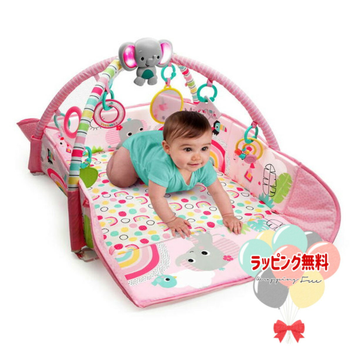 【特別価格】Kids2 Bright Starts 12625 5-in-1 ヨアウェイ・ボール・プレイジム（レインボー）キッズツー ブライト…