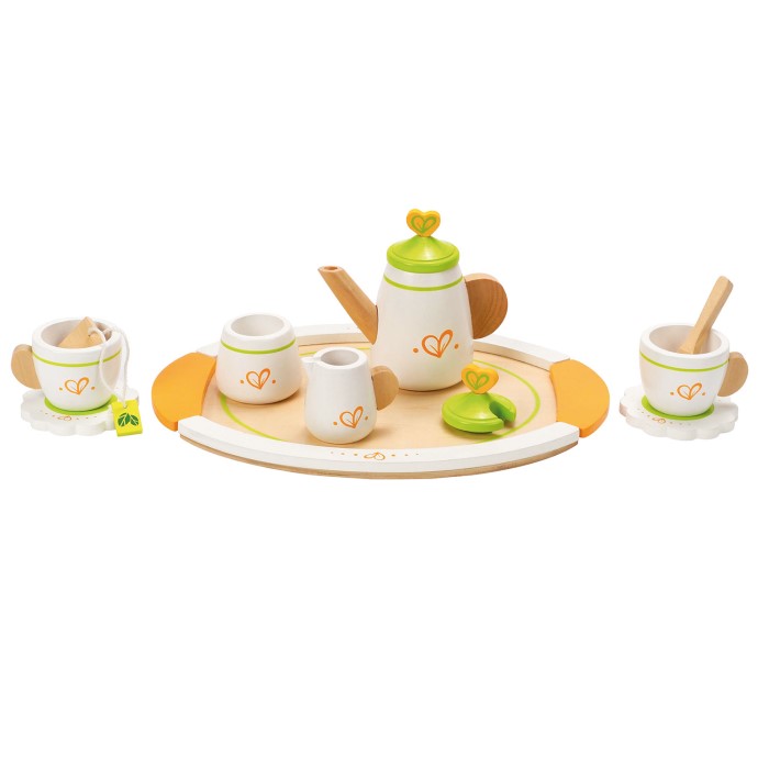 Hape ハペ E3124 ティーセット 3歳 木製 木のおもちゃ 玩具 木 ままごと ごっこ遊び 室内遊び 出産祝い ギフト プレゼント 誕生日 お祝い 贈り物 ブラックフライデー クリスマスのサムネイル