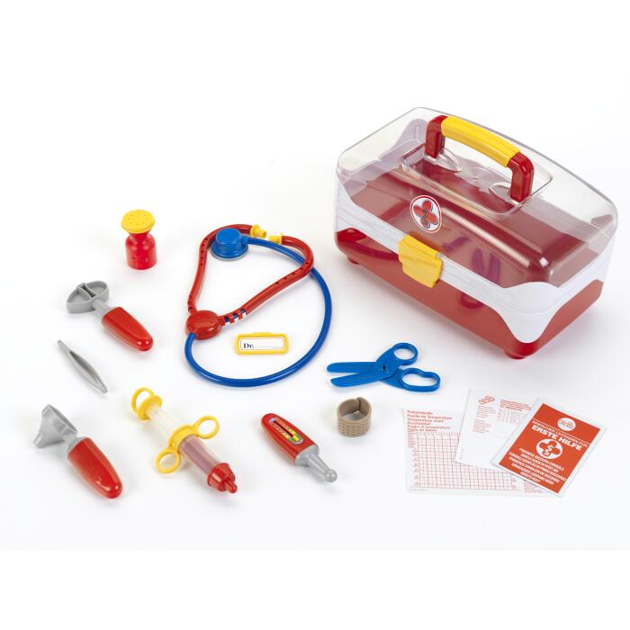 Klein 4685 ドクターレスキューセット クライン おもちゃ 玩具 ままごと遊び 室内遊び 3歳から ギフト プレゼント 誕生日 お祝い 贈り物 ブラック...