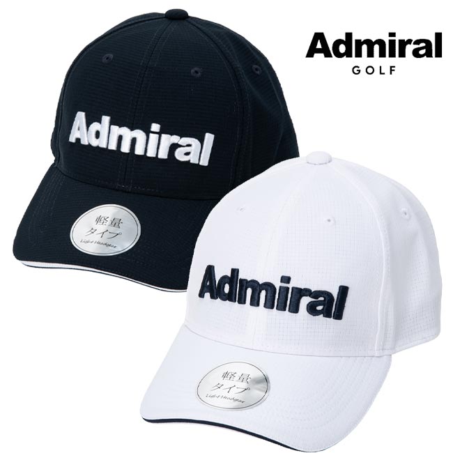 【2026年春夏モデル】 ADMIRAL GOLF アドミラルゴルフ ADMB6A16 キャップ ラウンディッシュ メンズ 帽子 【B-ONE-Y】
