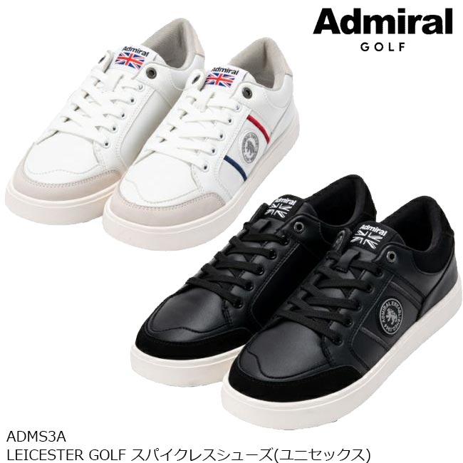 【2023年発売】Admiral Golf (アドミラルゴルフ) ゴルフスパイクレスシューズ ADMS3A LEICESTER GOLF ユニセックスモデル【B-ONE】