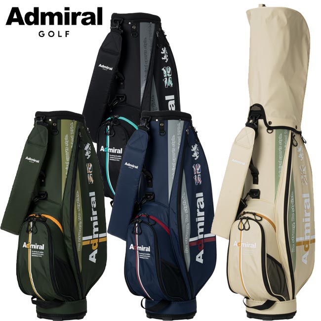 楽天市場】admiral グリーン キャディバッグ（バッグ・ケース｜ゴルフ