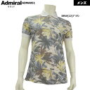 【春夏モデル】 Admiral Golf (アドミラルゴルフ) ボタニカルプリントポロシャツ(メンズ) ADMA051半袖ウェア 【大特価!お買い得!!】 【B-ONE-Y】