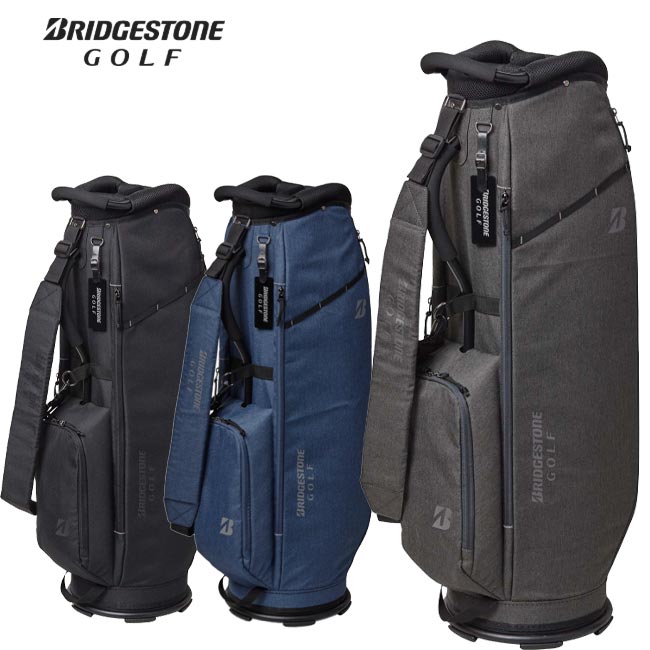 Candy Bag - ブリヂストンゴルフ BRIDGESTONE GOLF 軽量アルミフレームモデル キャディバッグ 9型 CB2621 (47インチ対応） 軽量1.9kg キャディバッグ カートタイプ 【B-ONE-Y】