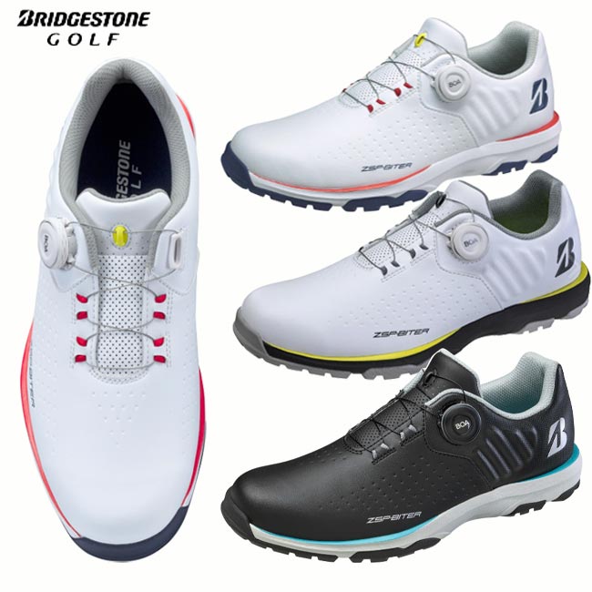 ブリヂストンゴルフ BRIDGESTONE GOLF ゼロ・スパイク バイター ライト SH2505 スパイクレスシューズ (メンズゴルフシューズ) ホワイト ...