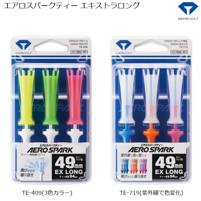 䥴 ѡƥ ȥ TE-409(3顼)TE-719(糰ǿѲ) DAIYA AERO SPARK TEE EX LONG B-ONE