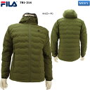 【バーゲン!30%OFF!!】【2021年 秋冬モデル】 FILA GOLF (フィラゴルフ) フルジップ 中綿ブルゾン フード付き 蓄熱(メンズ) 781-2...
