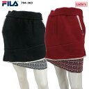【バーゲン!30%OFF!!】【2024年秋冬モデル】FILA GOLF(フィラゴルフ)ニットスカート ミニ丈 レディース 794-363(794363) 裾切...