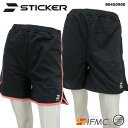 【特許取得IFMC.を加工!!】 STICKER レディースレギュラーハーフパンツ 80450900 テイコク製薬社のイフミック(集積機能性ミネラル結晶体)を加工し血行促進 短パン スポーツに ステッカー ギャレット Gallet 【B-ONE】