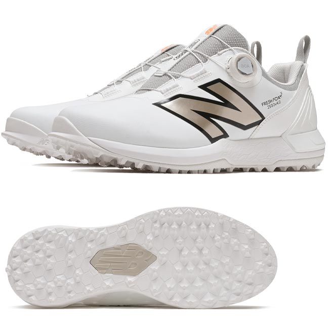 ˥塼Х  塼 UGS2500D եѥ쥹塼 顼:White with Gold 2E new balance go...